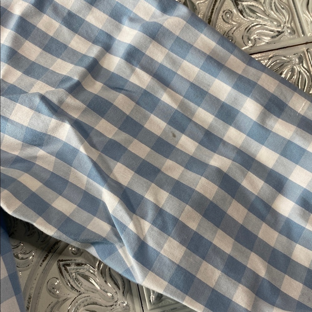 Gap Original Fit Non-Iron Blue Gingham Button Down Shirt Small - Picture 8 of 9